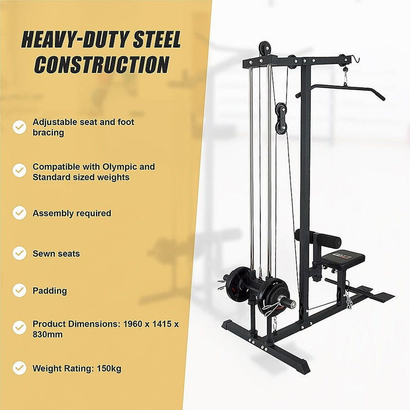 Lat PullDown Low Row Fitness Machine [ONLINE ONLY]