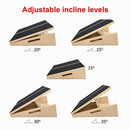 Wooden Slant Exercise Board With Adjustable Incline And Non-Slip Surface [ONLINE ONLY]