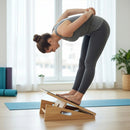 Wooden Slant Exercise Board With Adjustable Incline And Non-Slip Surface [ONLINE ONLY]
