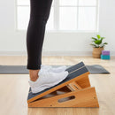 Wooden Slant Exercise Board With Adjustable Incline And Non-Slip Surface [ONLINE ONLY]