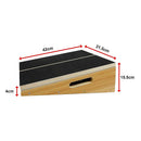 Wooden Slant Exercise Board With Adjustable Incline And Non-Slip Surface [ONLINE ONLY]