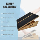 Wooden Slant Exercise Board With Adjustable Incline And Non-Slip Surface [ONLINE ONLY]