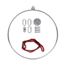 Aerial Yoga Hoop 90CM Lyra Hoop Circus Single Point Aerial Ring Set - ONLINE ONLY
