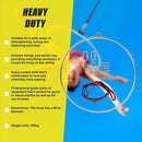 Aerial Yoga Hoop 90CM Lyra Hoop Circus Single Point Aerial Ring Set - ONLINE ONLY