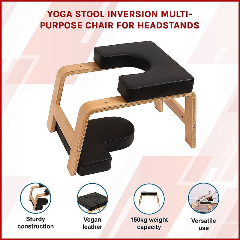 Yoga Stool Inversion Multi-Purpose Chair For Headstands [ONLINE ONLY]