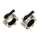 Aluminium Olympic Lock Collars Pair Barbell Clamps Clips Quick - FREE delivery - ONLINE ONLY
