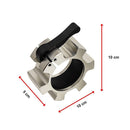 Aluminium Olympic Lock Collars Pair Barbell Clamps Clips Quick - FREE delivery - ONLINE ONLY