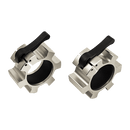 Aluminium Olympic Lock Collars Pair Barbell Clamps Clips Quick - FREE delivery - ONLINE ONLY