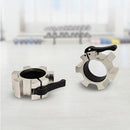 Aluminium Olympic Lock Collars Pair Barbell Clamps Clips Quick - FREE delivery - ONLINE ONLY