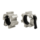 Aluminium Olympic Lock Collars Pair Barbell Clamps Clips Quick - FREE delivery - ONLINE ONLY