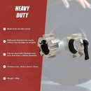 Aluminium Olympic Lock Collars Pair Barbell Clamps Clips Quick - FREE delivery - ONLINE ONLY