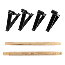 Premium Parallette Pair Gymnastics Push Up Bars -  Online Only - FREE Delivery!