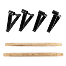 Premium Parallette Pair Gymnastics Push Up Bars -  Online Only - FREE Delivery!