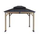 Yardtopia Maryborough 3m x 3m Timber & Steel Double Hip Roof Gazebo