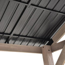 Yardtopia Oslo 2.4m x 1.8m BBQ/Grill Timber & Steel Gable Roof Gazebo