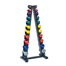 Fortress 10 Pair A-Frame Vinyl Dumbbell Support Rack