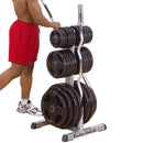 Body-Solid Olympic Plate Tree & Bar Holder