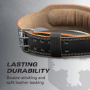 Harbinger 4" Padded Leather Weight Lifting Belt 2.0