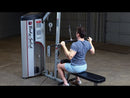 Body-Solid S2LAT Series II Lat Pulldown and Seated Row Machine