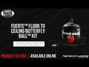 Punch Mexican Butterfly  Floor To Ceiling Ball