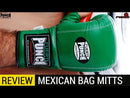 Punch Mexican Fuerte Boxing Bag Mitts, Matt Black