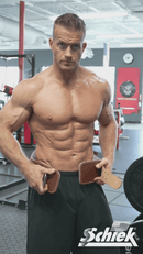 Schiek 4-inch Leather Contour Weight Lifting Belt