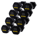 ZIVA XP Rubber Hex Dumbbell Set (12pairs)  - Clearance Sale