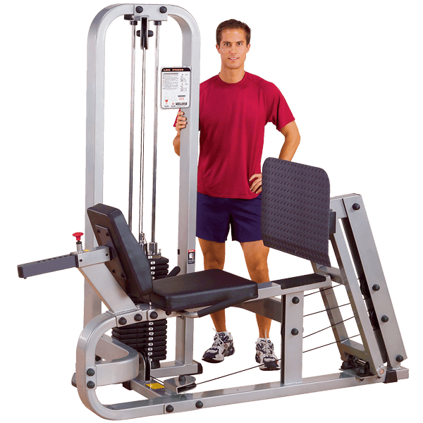 Body-Solid Leg Press With Black Or Red Pad