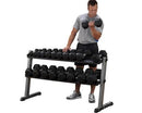 Body-Solid 60 inch 2-Tier Dumbbell Rack 157cm Wide - AVAILABLE FOR IMMEDIATE DELIVERY (1 LEFT)