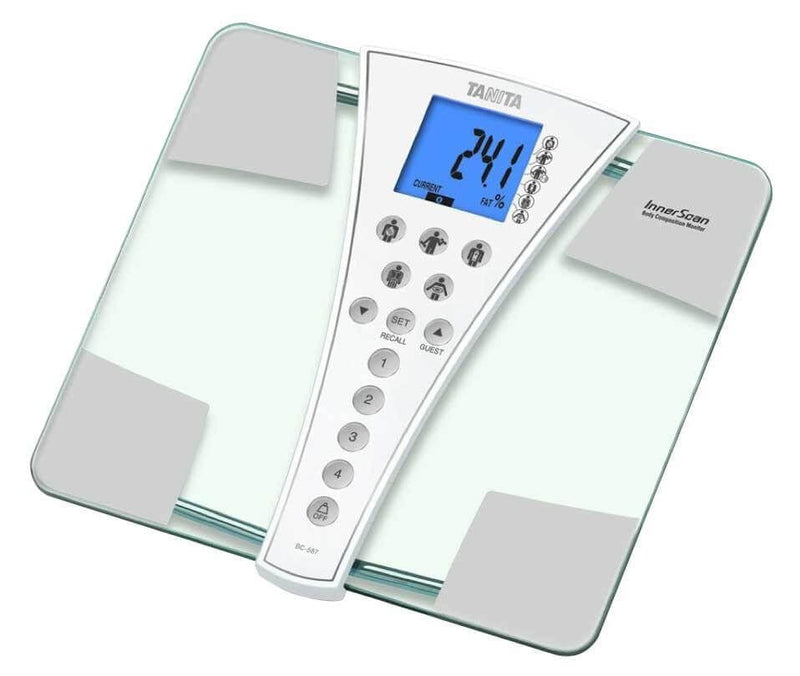 Tanita BC-587 200kg  Glass Body Composition Monitor with high capacity