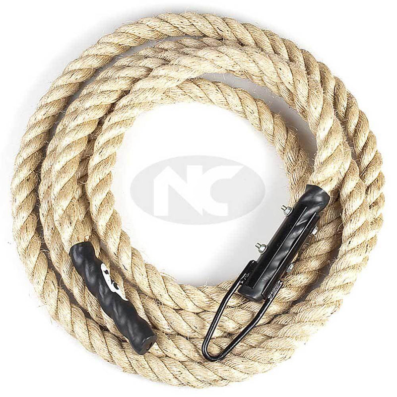 Sisal Climbing Rope with hoop 1.5 inch thick