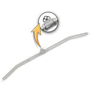 Inspire Aluminium Lat Bar with 3 holes to Suit M3