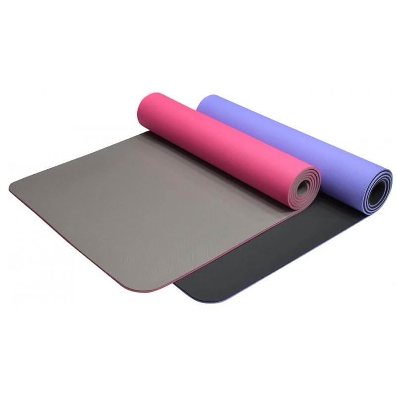 Yoga Mat - purple / grey