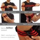 BFR BANDS PRO-X Occlusion Training Bands (Blood Flow Restriction Bands for Arms, Legs or Glutes)