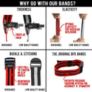 BFR BANDS PRO-X Occlusion Training Bands (Blood Flow Restriction Bands for Arms, Legs or Glutes)