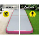 E FIT 3m x 1m Air Track Mat - Pink and Grey [ONLINE ONLY]