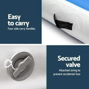 E FIT 4X1M Inflatable Air Track Mat 20CM Thick with Pump Tumbling Gymnastics Blue [ONLINE ONLY]