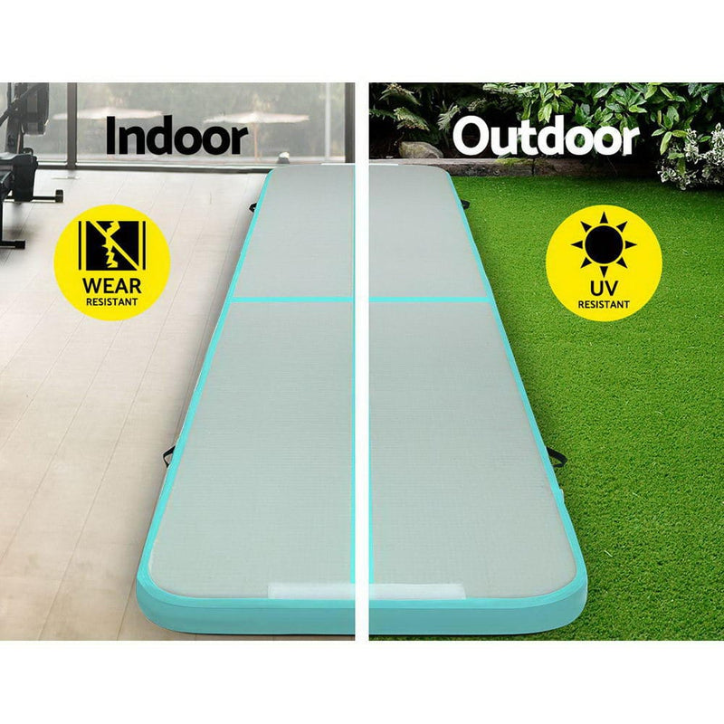 E FIT GoFun 5X1M Inflatable Air Track Mat Green [ONLINE ONLY]