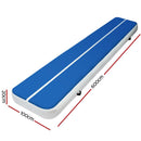 6m x 1m Inflatable Air Track Mat - Blue And White [ONLINE ONLY]