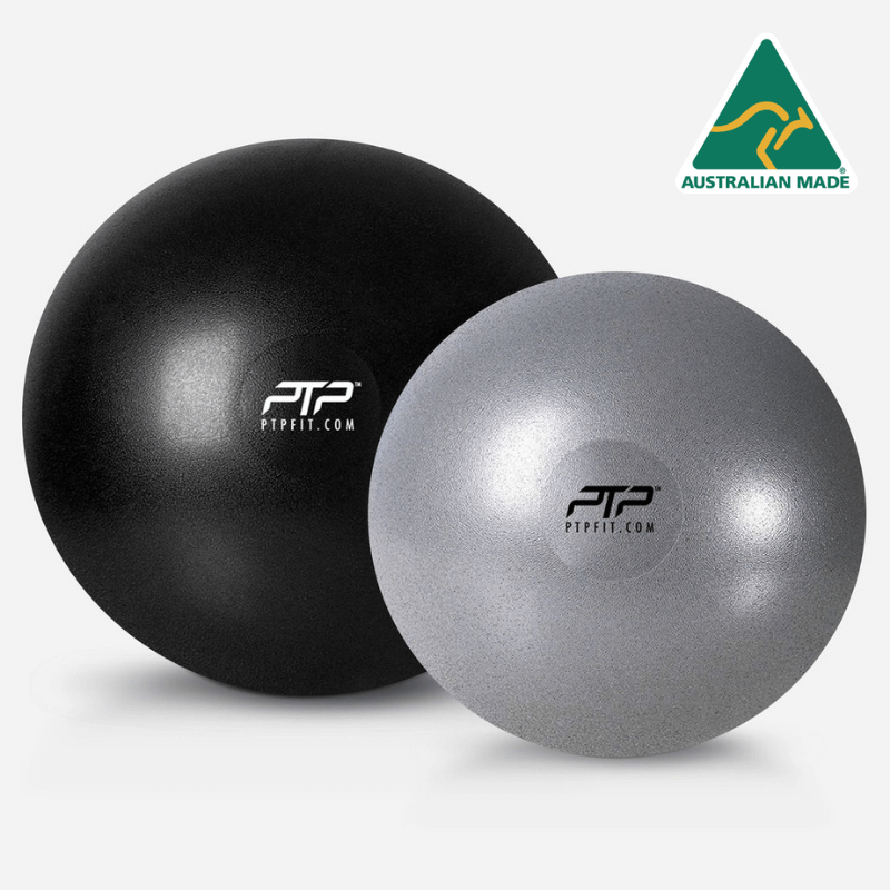 Pilates Balls Combo, Silver & Black