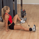 Body-Solid Deluxe Premium Nylon Ankle Strap with Comfort  Man Made"Woolly" Lining