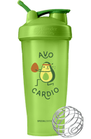 BlenderBottle® Classic™ ‘Just For Fun’ (825ml) Avo Cardio- Supplement Shaker Bottle