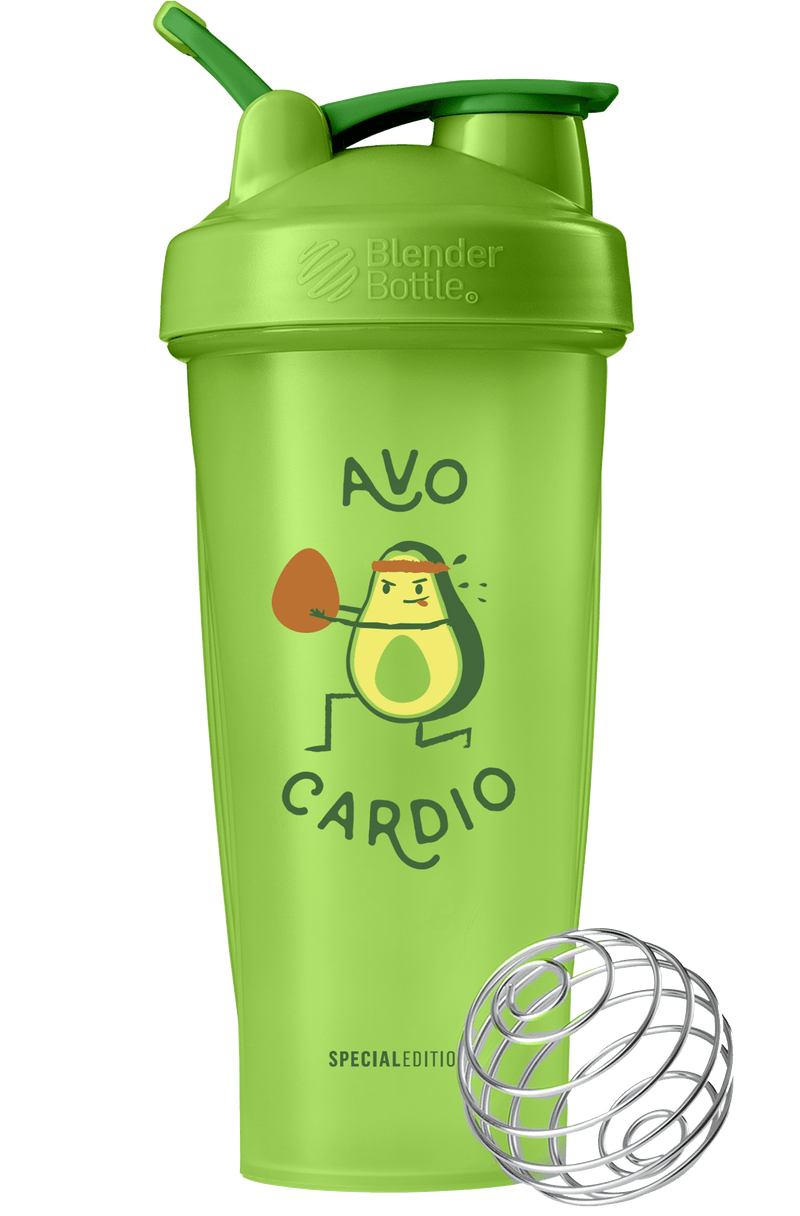 BlenderBottle® Classic™ ‘Just For Fun’ (825ml) Avo Cardio- Supplement Shaker Bottle