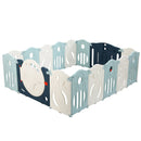 Keezi Baby Playpen 16 Panels Foldable Toddler Fence Safety Play Activity Barrier - ONLINE ONLY
