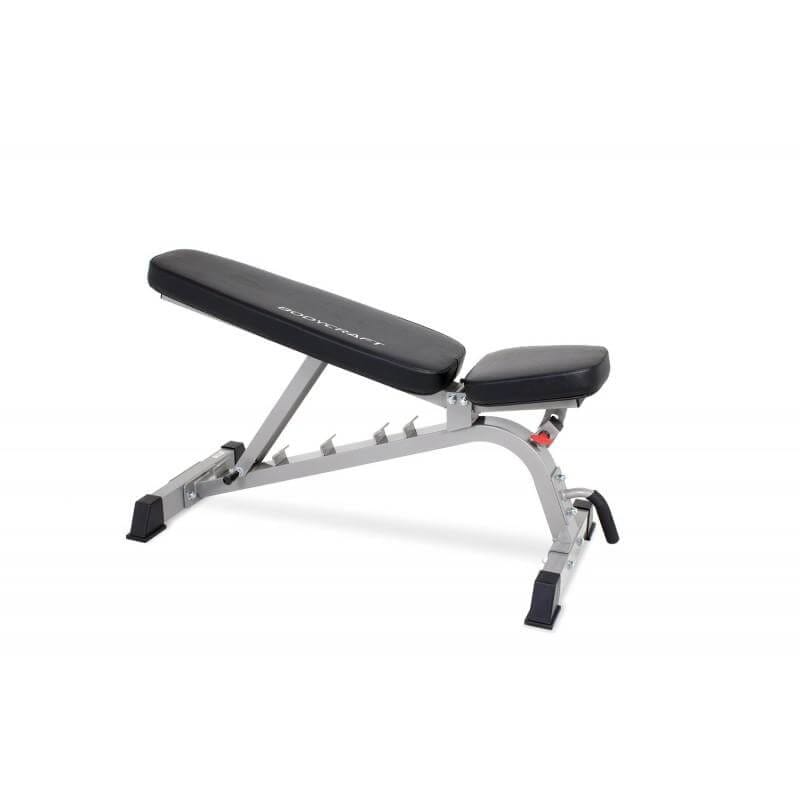 Bodycraft CF601G Flat and Incline Utility Bench with Handle and Wheels, FID Bench