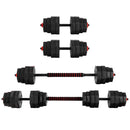 EFit 40kg Dumbbells Barbell Set Adjustable Dumbbell Weight Lifting- ONLINE ONLY