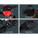 EFit Spin Bike Exercise Bike Flywheel Cycling Home Gym Fitness 120kg - ONLINE ONLY