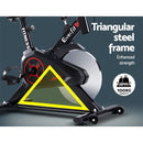 EFit Spin Bike Exercise Bike Flywheel Cycling Home Gym Fitness Machine - ONLINE ONLY