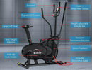 EFit Exercise Bike 5 in 1 Elliptical Cross Trainer Home Gym Indoor Cardio- ONLINE ONLY