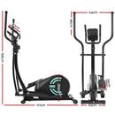 EFit Exercise Bike Elliptical Cross Trainer Home Gym Fitness Machine 100kg- ONLINE ONLY